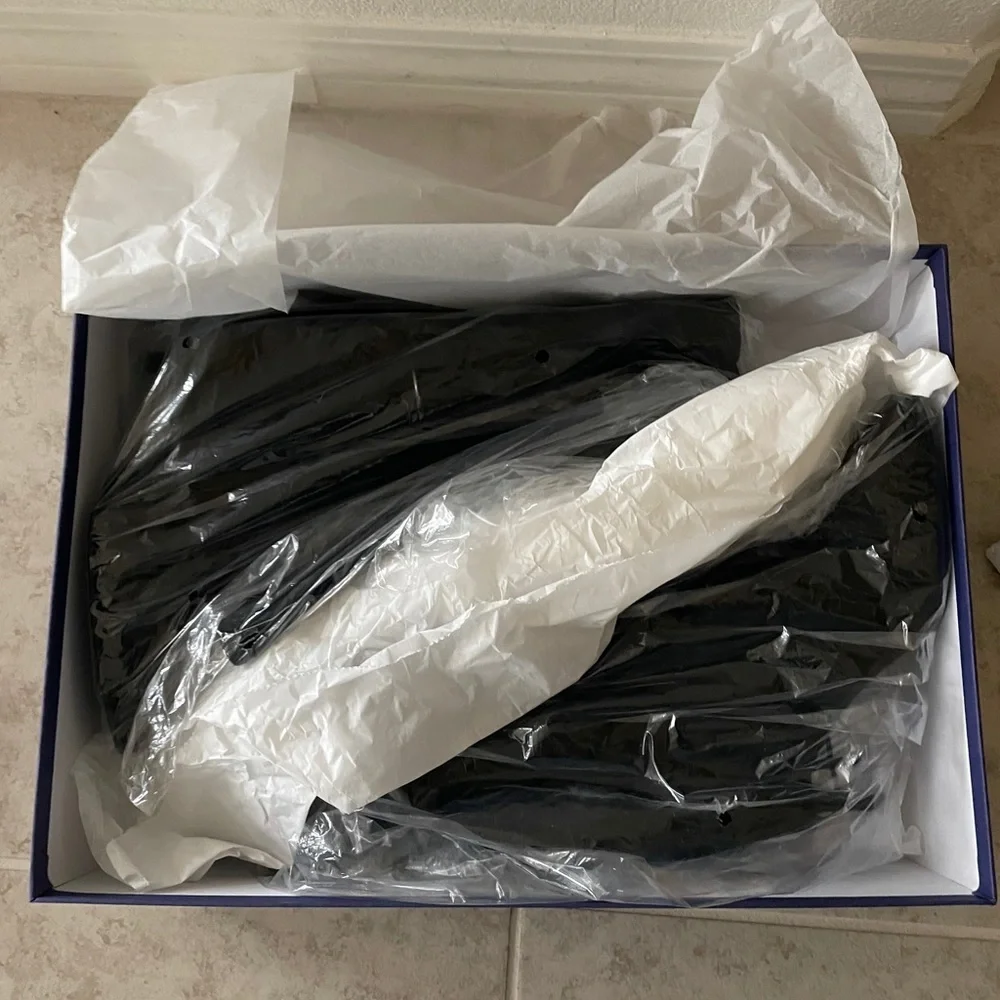 Stuart weitzman black tiemodel over the knee boots 6.5